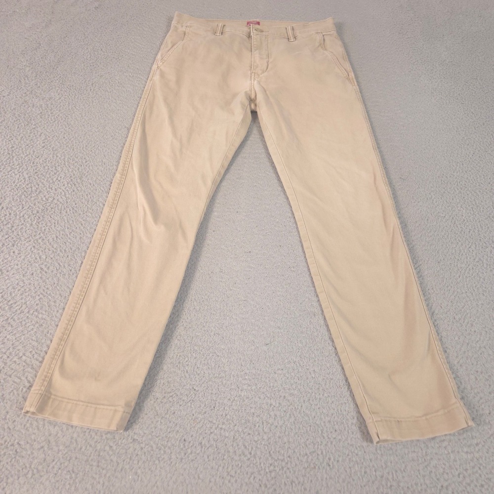 Levi's Pants Mens 31x31 Khaki XX Chino Standard Taper Tapered Leg Cotton Stretch